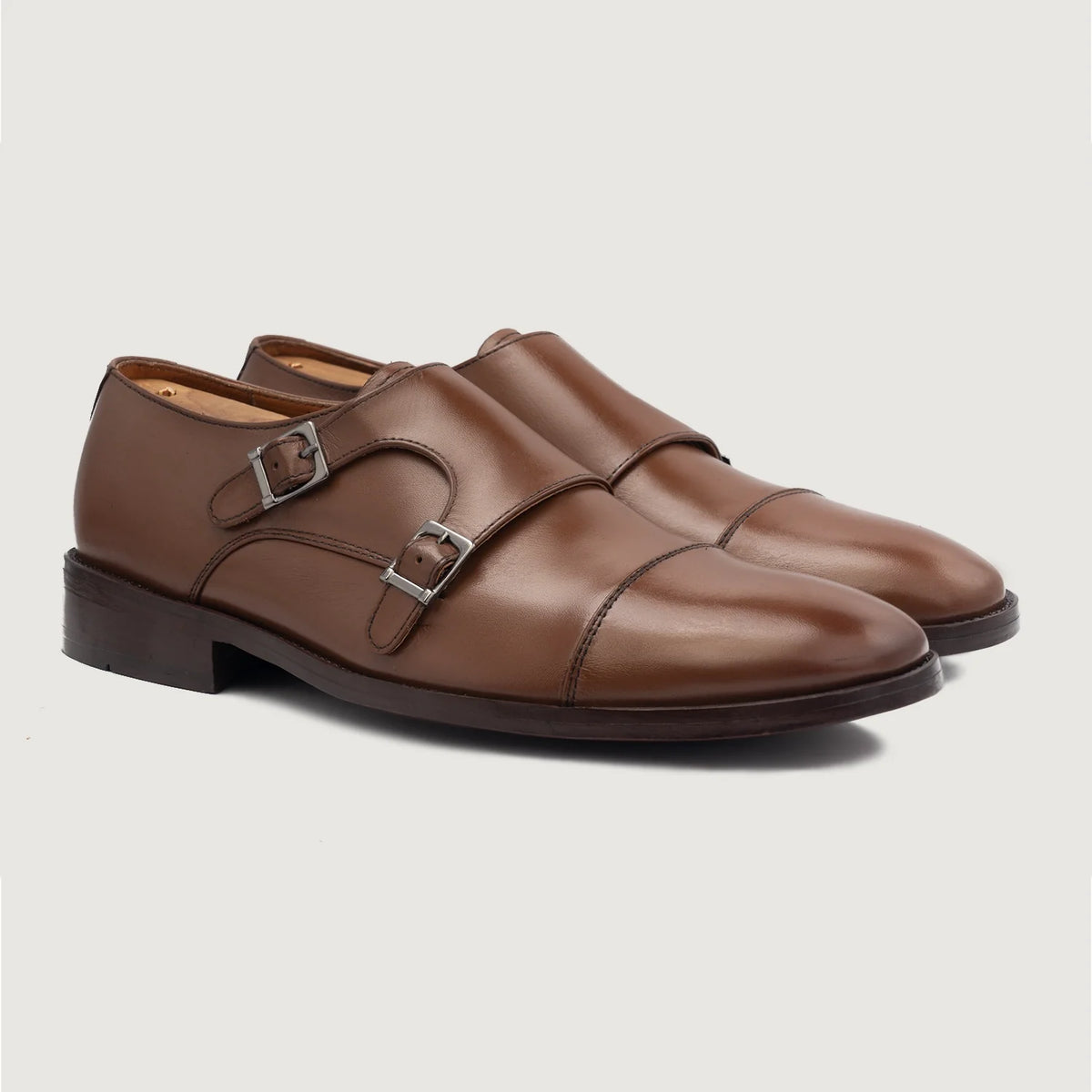 Boston Кожаная обувь Коричневый Кожаная обувь For Men in Brown Full-Grain Leather - Вид сбоку | Купить в официальном онлайн-магазине