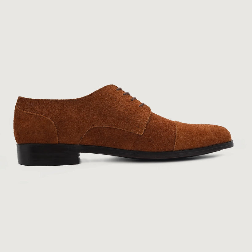 Attorney Derby Коричневая Suede Leather Shoes мужская