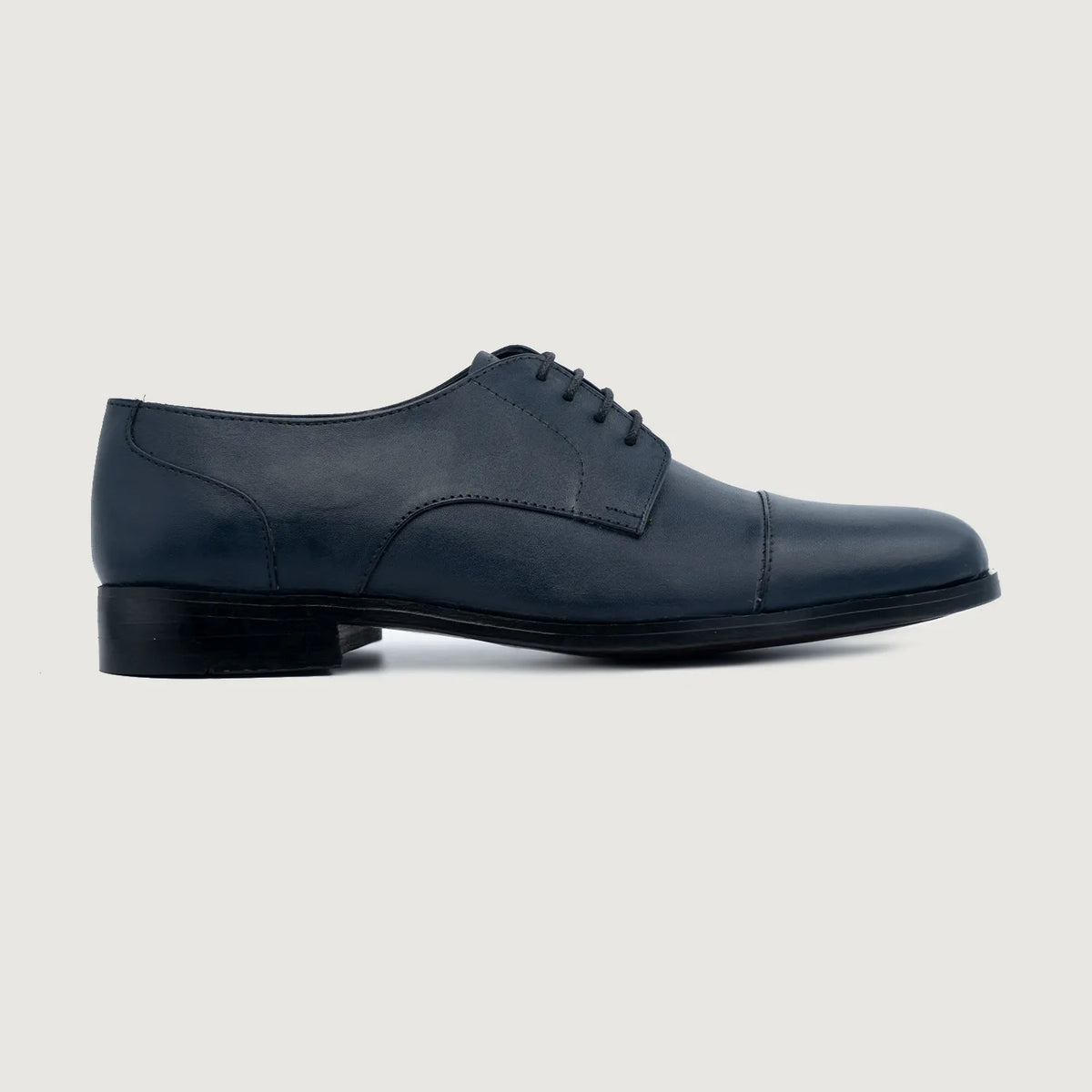 Midnight Blue Full-Grain leather Shoes - Рантовая конструкция Goodyear Welt и носок обуви