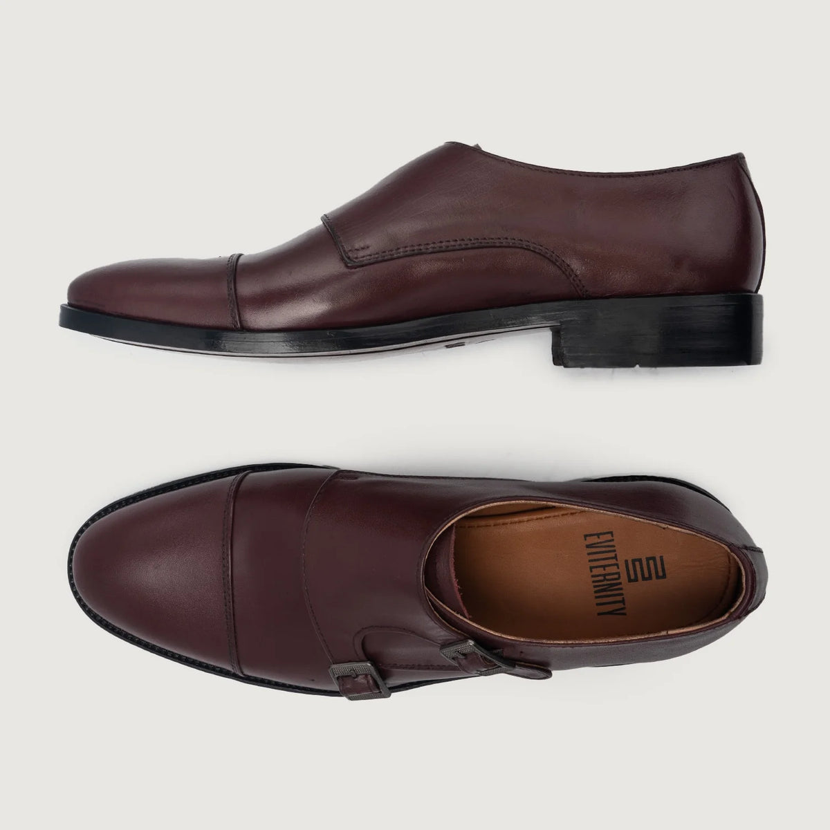 High-Traction Rubber Outsole & Lug Tread Pattern on Boston Кожаная обувь Бордовый Кожаная обувь For Men