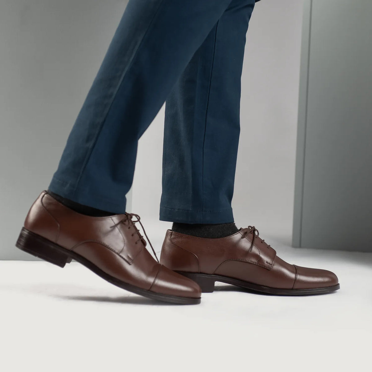 Orlaven Attorney Derby Коричневый Кожаная обувь для Мужчин footwear image 9