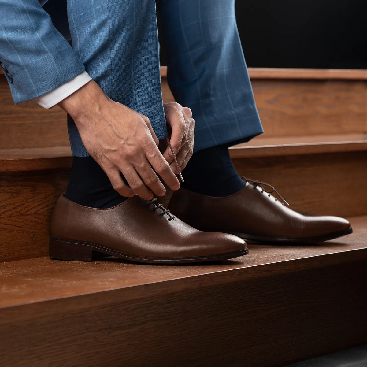Orlaven Director Wholecut Коричневый Кожаная обувь для Мужчин footwear image 9