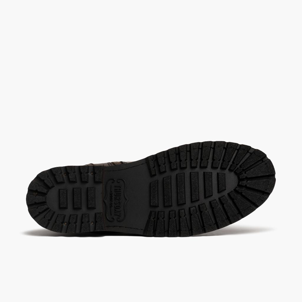 Authentic Full-Grain Leather Grain Texture & Heavy-Duty Seam Stitching Detail