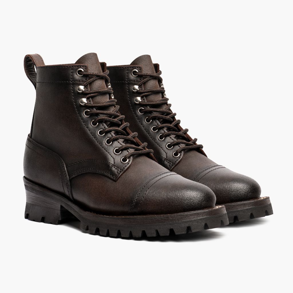 Challenger Canyon Кожаные ботинки для Мужчин in Classic Full-Grain Leather - Вид сбоку | Купить в официальном онлайн-магазине