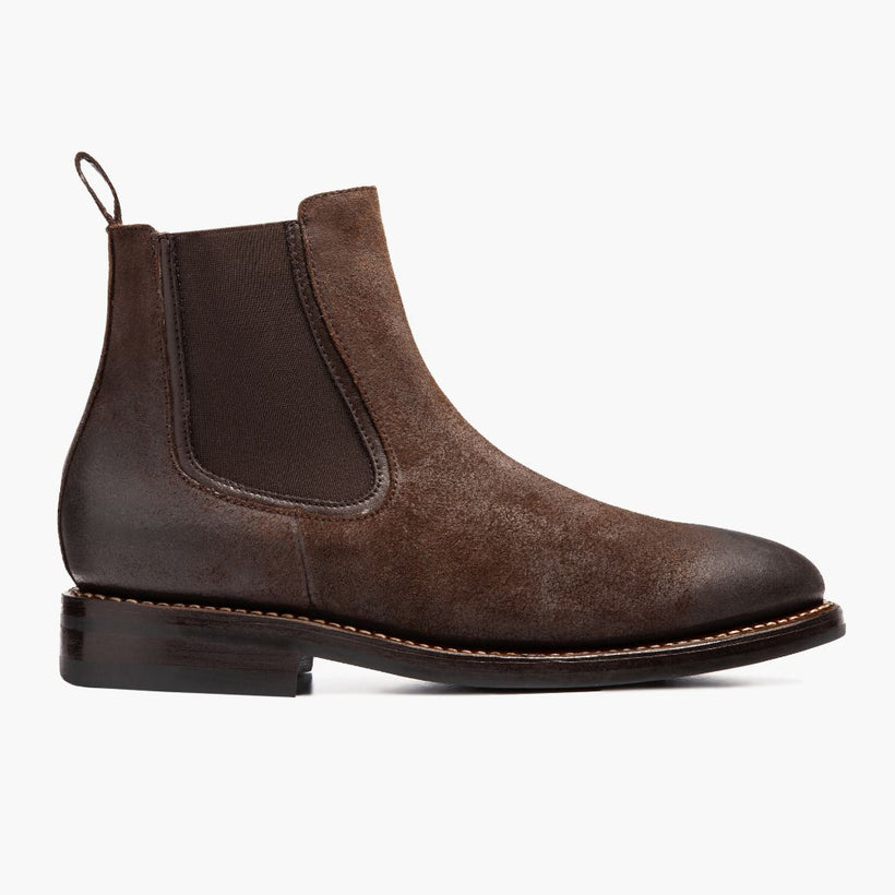 Duke Chocolate Suede Кожаные ботинки для Мужчин