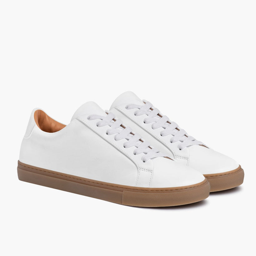 Legacy White Leather Sneakers мужская