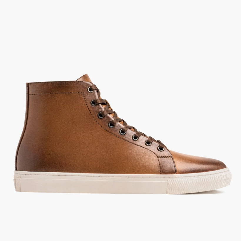 Premier High Top Toffee Leather Sneakers мужская