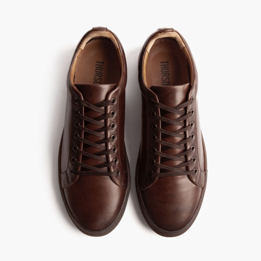 Premier Low Top Old English Кожаные кеды для Мужчин For Men - Усиленный задник и точная двойная строчка