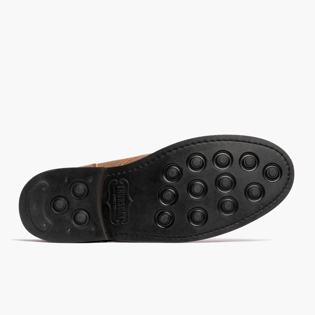 High-Traction Rubber Outsole & Lug Tread Pattern on President Safari Кожаные ботинки для Мужчин For Men