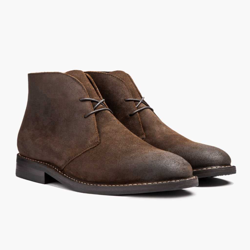 Scout Mocha Кожаные ботинки для Мужчин For Men in Mocha Full-Grain Leather - Вид сбоку | Купить в официальном онлайн-магазине