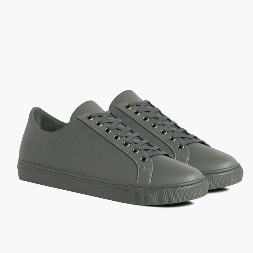 Premier Low Top Grey Leather Sneakers мужская
