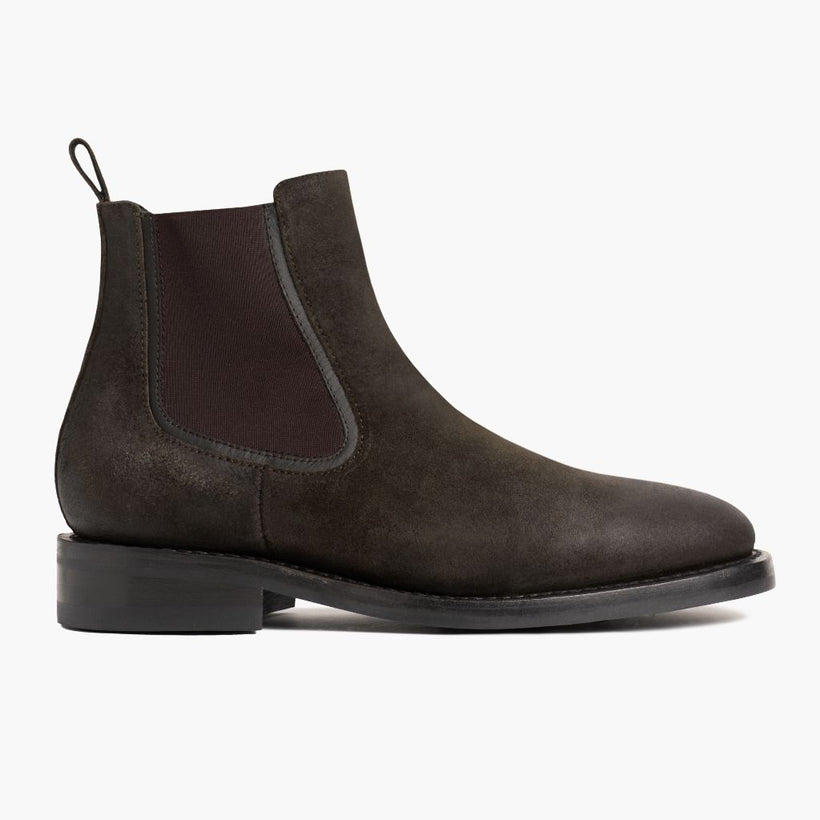 Duke Dark Olive Suede Кожаные ботинки для Мужчин