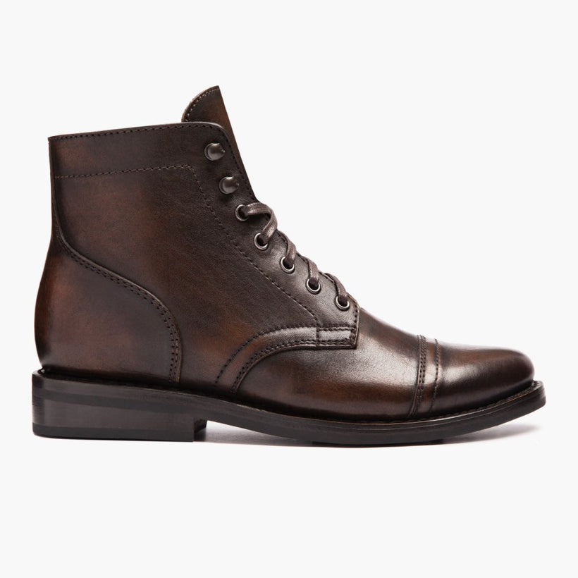 Captain Черная Coffee Leather Boots женская