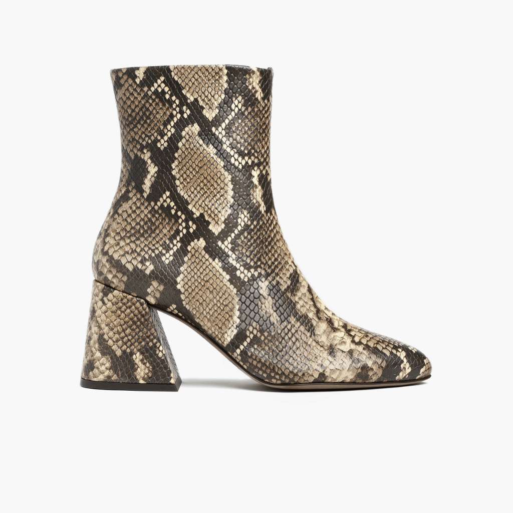 Heartbreaker Snake Print Кожаные ботинки для Женщин in Classic Full-Grain Leather - Вид сбоку | Купить в официальном онлайн-магазине