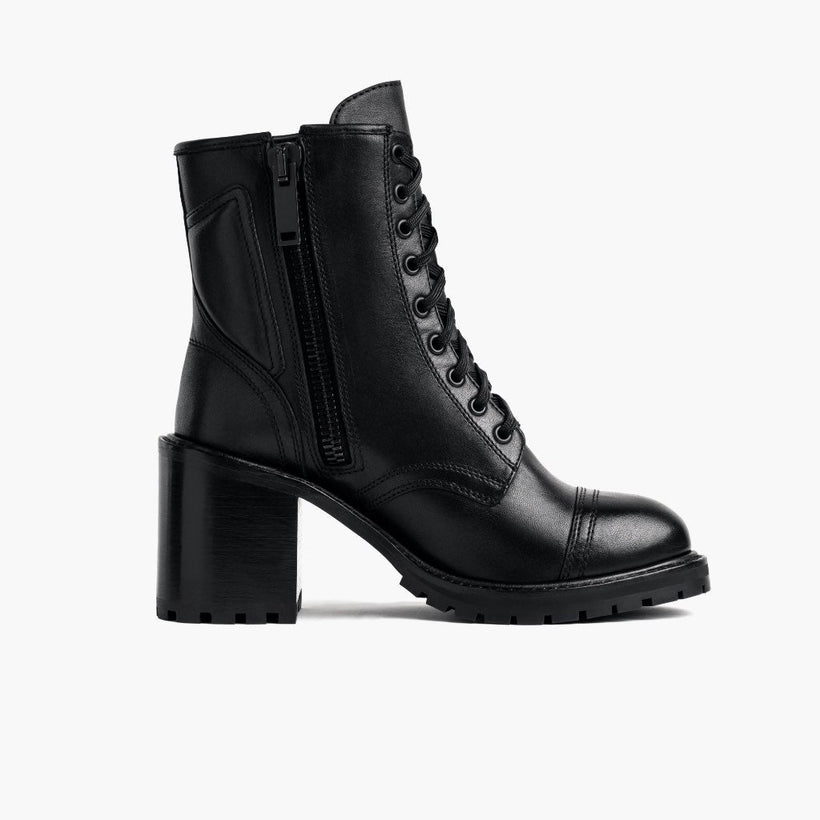 Rebel Черная Leather Boots женская