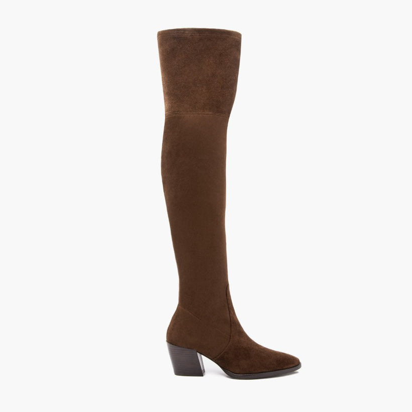 Tempest Espresso Leather Boots женская