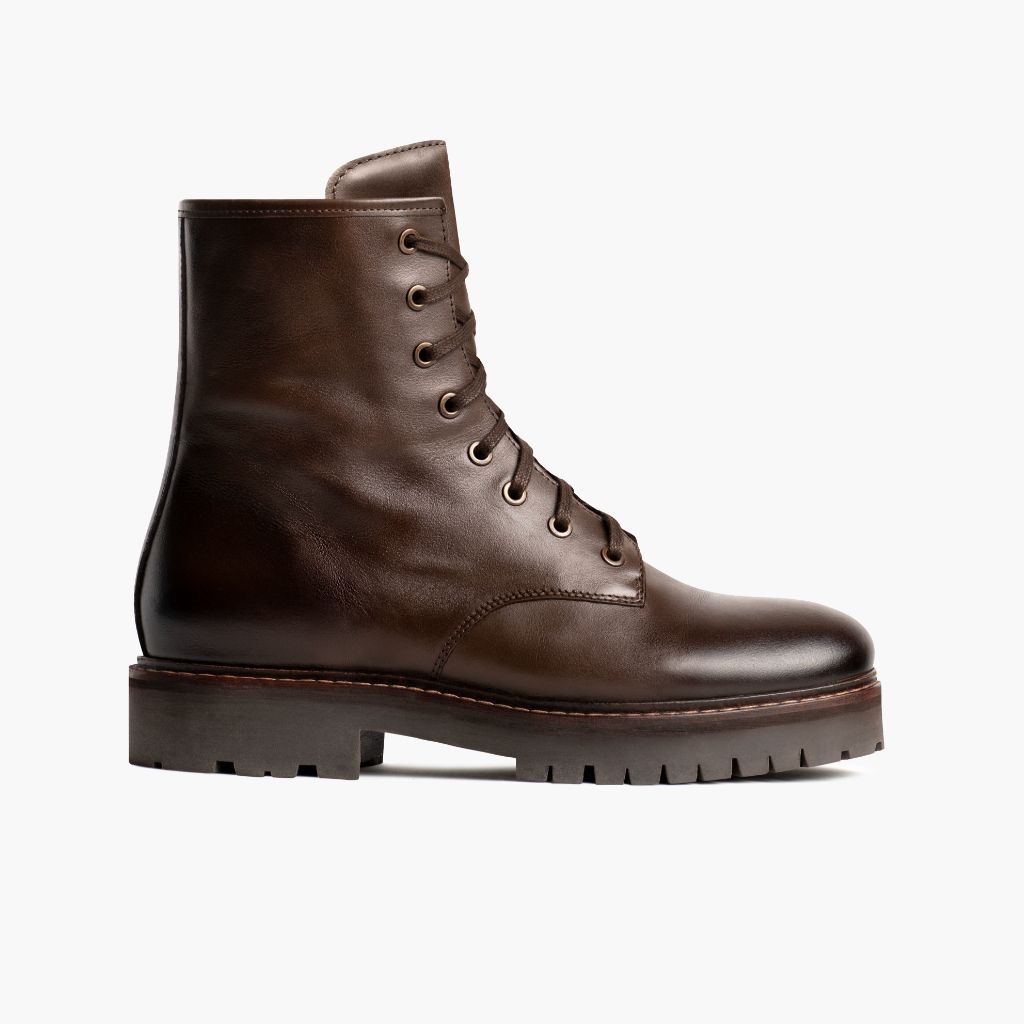 Combat Java Кожаные ботинки для Женщин in Classic Full-Grain Leather - Вид сбоку | Купить в официальном онлайн-магазине