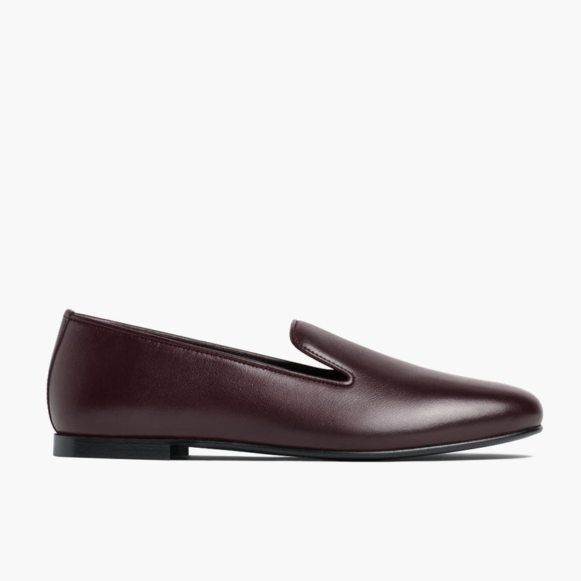Eden Burgundy Leather Boots женская