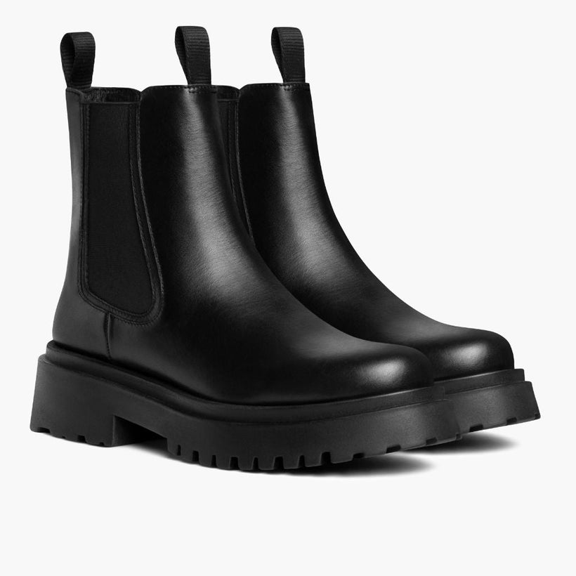 Legend Platform Черная Leather Boots женская