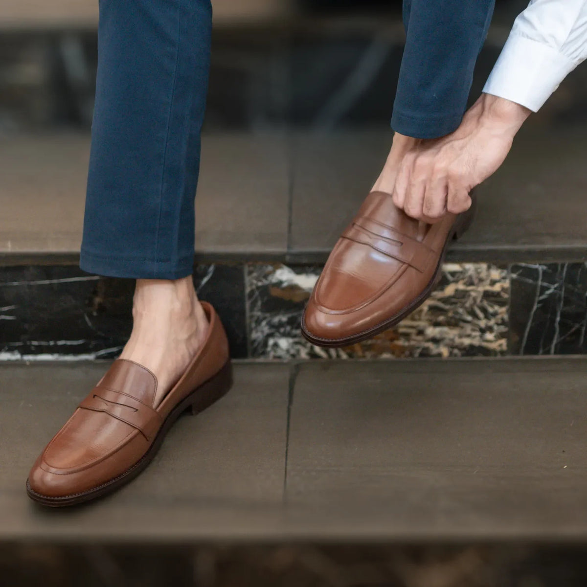 Orlaven Baxton Коричневый Кожаные лоферы для Мужчин footwear image 10