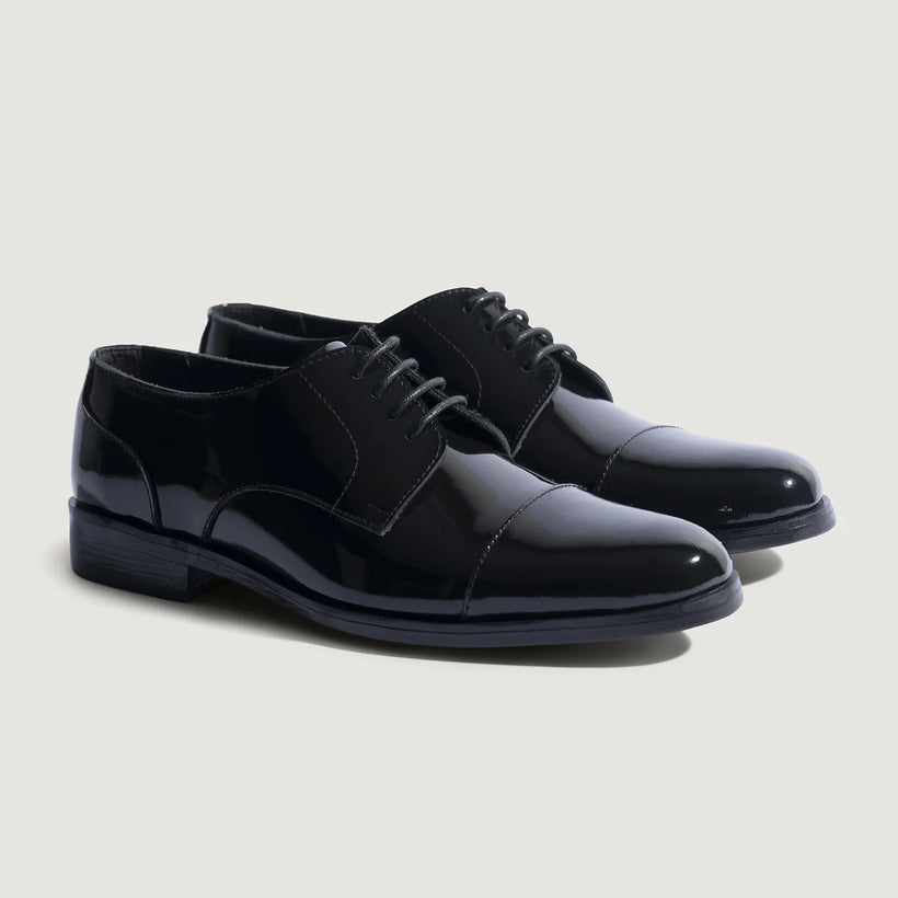Attorney Derby Черная Patent Leather Shoes мужская