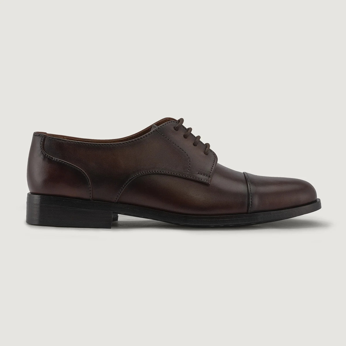 Burnished Brown Full-Grain leather Shoes - Рантовая конструкция Goodyear Welt и носок обуви