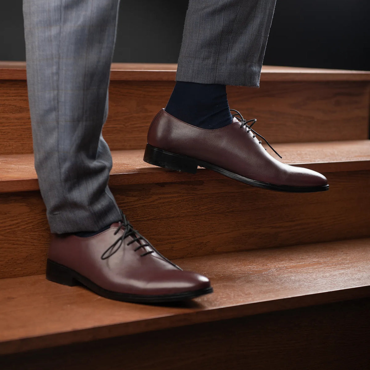 Orlaven Director Wholecut Бордовый Кожаная обувь для Мужчин footwear image 10