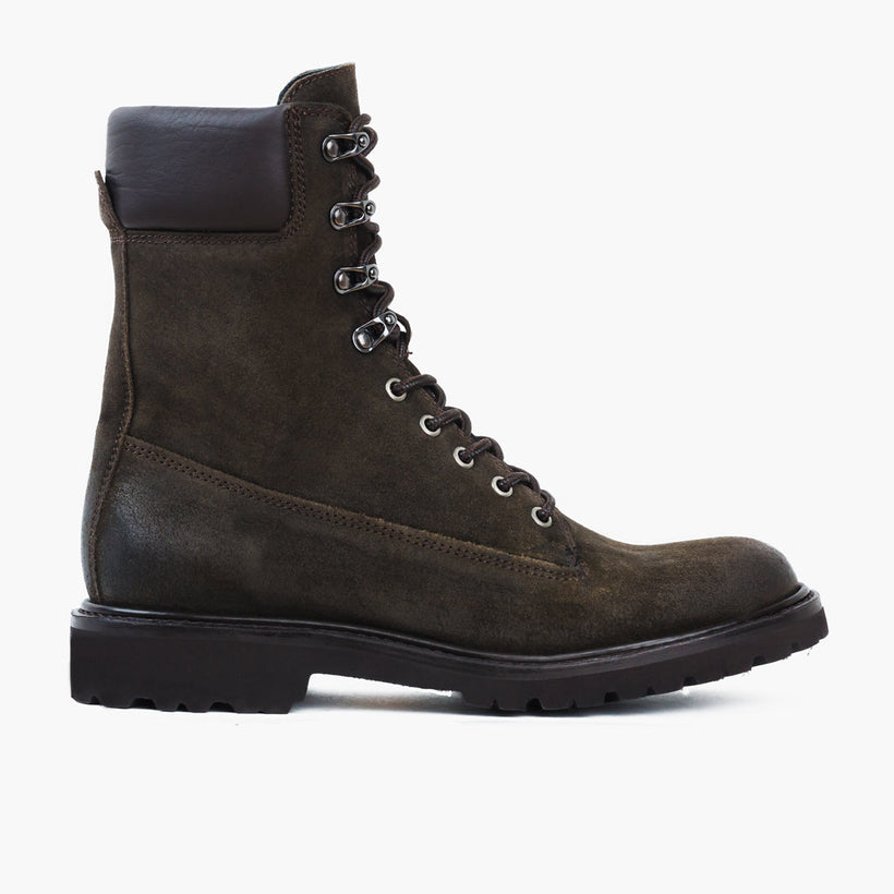 Explorer Dark Olive Suede Кожаные ботинки для Мужчин