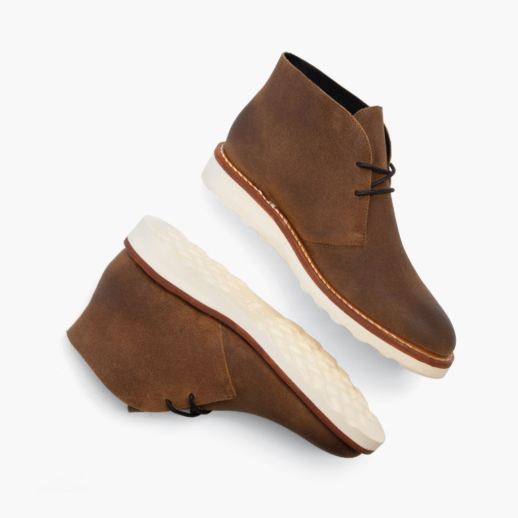 High-Traction Rubber Outsole & Lug Tread Pattern on Scout Safari Кожаные ботинки для Мужчин For Men