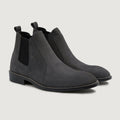 Clarkson Chelsea Grey Nubuck Кожаные ботинки - StudGuard для Мужчин
