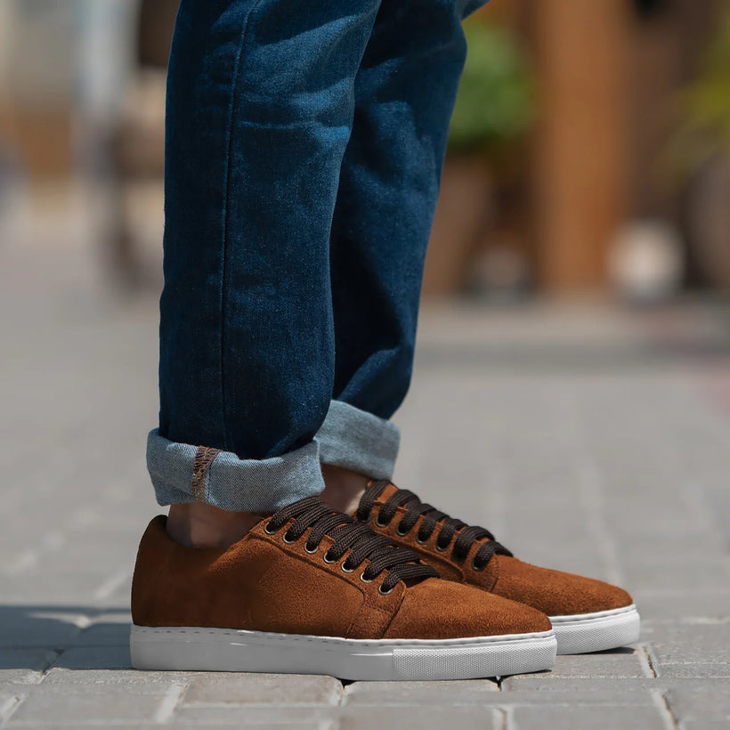 Murphy Low Top Коричневый Suede Кожаные кеды для Мужчин