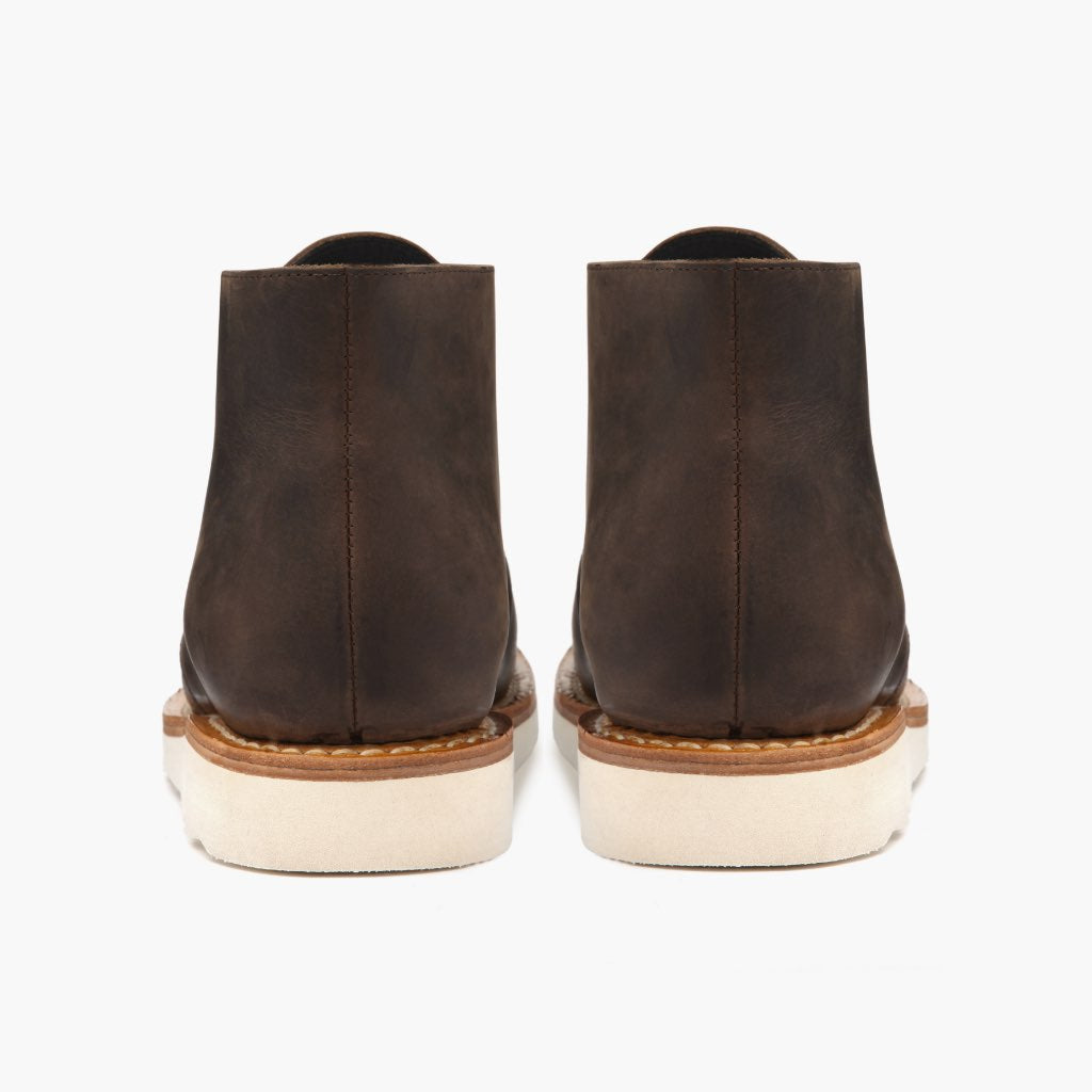 High-Traction Rubber Outsole & Lug Tread Pattern on Scout Tobacco Кожаные ботинки для Мужчин For Men