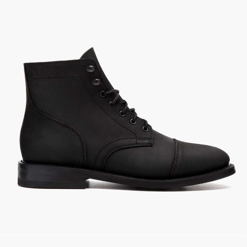 Captain Черная Matte Leather Boots мужская