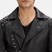 Authentic Sheepskin Leather with Semi-aniline Finish Grain Texture & Heavy-Duty Seam Stitching Detail