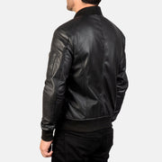 Authentic Sheepskin Leather with Semi-aniline Finish Grain Texture &amp; Heavy-Duty Seam Stitching Detail