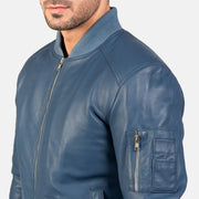 Bomia MA-1 Leather Bomber Jacket – alternate product view 6