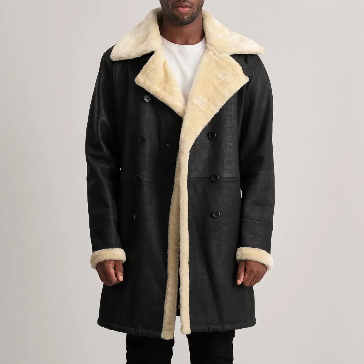 
Charles Кожаное пальто Коричневый Shearling Кожаное пальто для Мужчин – alternate product view 1