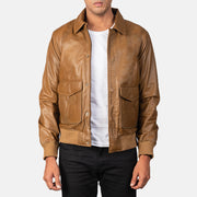 Coffmen Leather Bomber Jacket – alternate product view 1