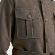 Interior View Showing Quilted Polyester Lining &amp; Dual Inside Utility Storage Pockets
