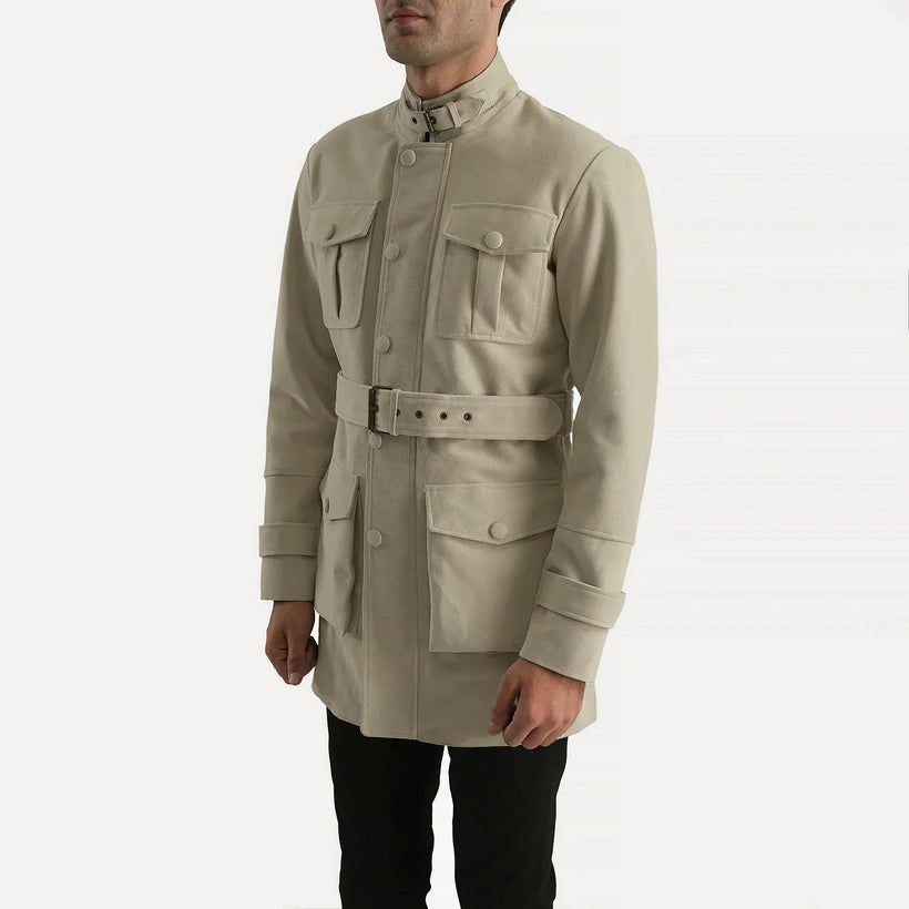Dolf Off-White Замшевая куртка мужская
