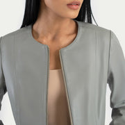 
Elixir Collarless Кожаная куртка для Женщин – alternate product view 5