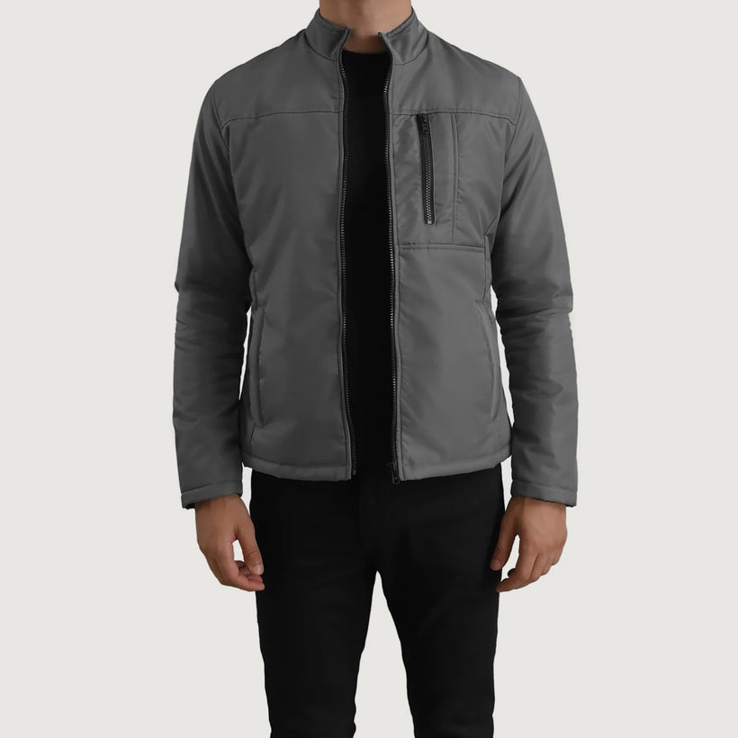 Elliot Grey Lightweight Кожаная куртка мужская