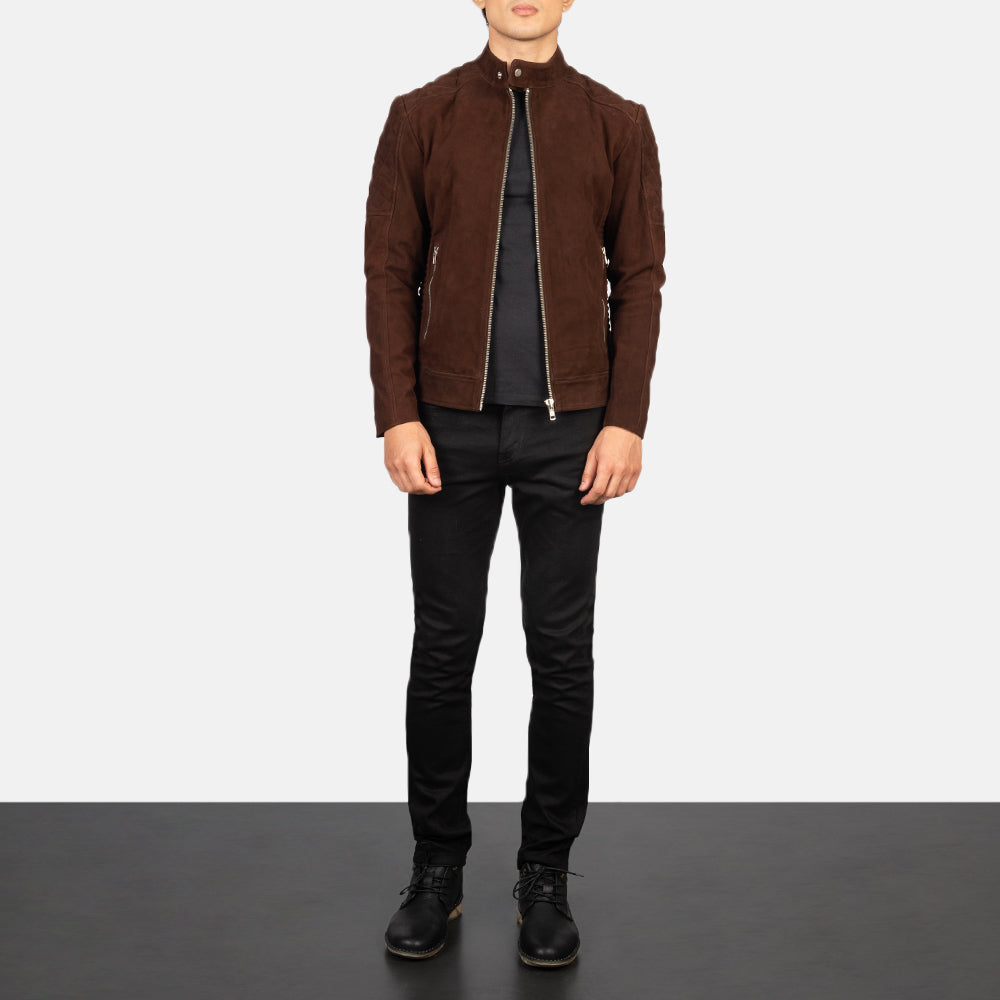 Fernando Quilted Leather Biker Jacket – alternate product view 3