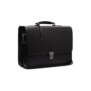
Glenwood Цельнозерновая кожа Briefcase для Мужчин из классической 100% цельнозерновой кожи - Full Exterior Вид спереди и приталенный силуэт | Купить в официальном онлайн-магазине