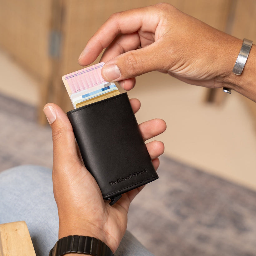 Palma Full-Grain Leather Card Holder женская
