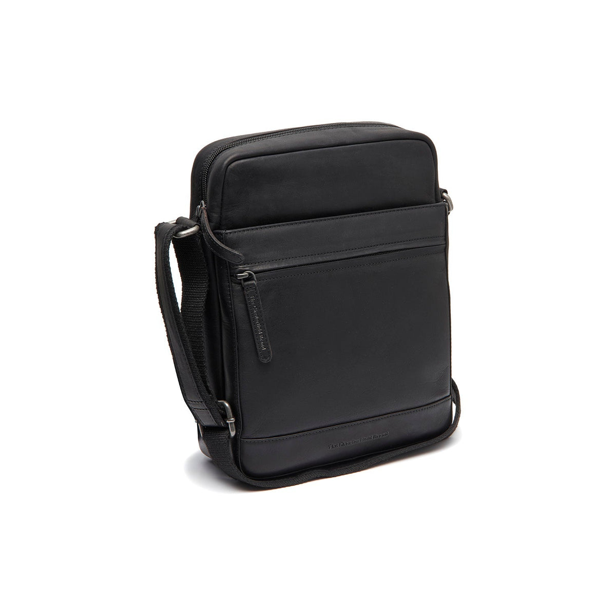 Anzora Full-Grain Leather Crossbody Bag из классической 100% цельнозерновой кожи - Full Exterior Вид спереди и приталенный силуэт | Купить в официальном онлайн-магазине