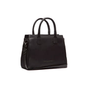 Garda Full-Grain Leather Handbag in Classic 100% Full-Grain Leather - Front Profile View &amp; Tailored Silhouette | Buy Online