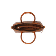
Cognac Leather Handbag Marsala, detail view 4