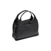 Salina Full-Grain Leather Handbag in Classic 100% Full-Grain Leather - Front Profile View & Tailored Silhouette | Buy Online