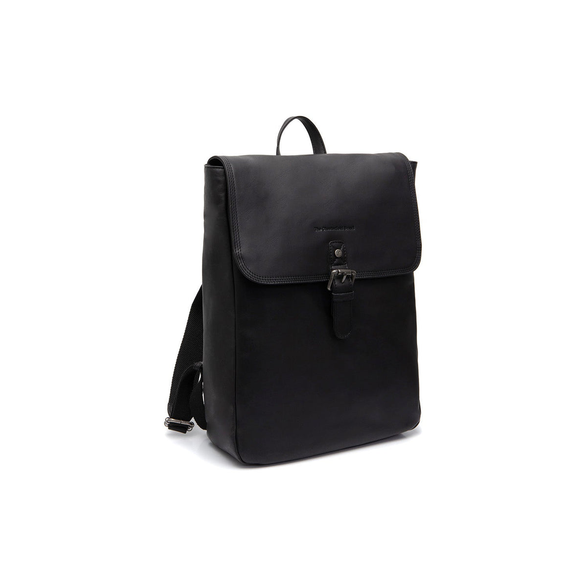 Farrow Full-Grain Leather Laptop Backpack из классической 100% цельнозерновой кожи - Full Exterior Вид спереди и приталенный силуэт | Купить в официальном онлайн-магазине